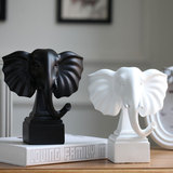 创意现代大象摆件家具摆饰结婚礼物客厅婚房软装家饰树脂工艺礼品