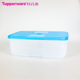 正品特百惠1.7L大型单个冰箱收纳储藏冷藏冷冻盒 包子糕点保鲜盒