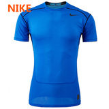 NIKE耐克Pro男运动跑步训练速干衣T恤紧身衣健身服短袖826592-480
