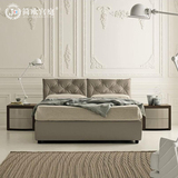 可拆洗布艺床 北欧现代简约风格高箱气动储物1.8米1.5 小户型布床