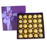费列罗巧克力礼盒装25粒创意零食圣诞节糖果生日礼物零食包邮