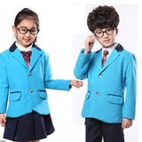 幼儿园园服小西装韩版儿童春春外套大童西服中小学生校服班服套装