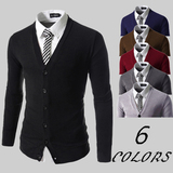 外贸热销男士时尚修身商务针织开衫 DM01-P25