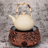 盟集陶壶煮茶壶陶瓷煮茶煮水专用电陶炉养生烧水炉煮茶器茶炉配件