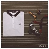 Fred perry 英伦男款修身波点Polo衫