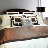 样板房床品简约多件套1.8床现代新中式新古典后现代床品套件