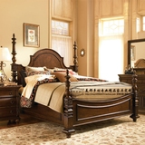 美式乡村系列家具定制实木床大别墅家具设计复古1.8米床主卧床