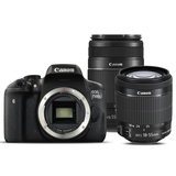 Canon/佳能 EOS 750D 单反数码相机 18-55mm/55-250mm 双镜头套机