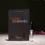 正品Hermes爱马仕大地男士中性香水试管小样2ML试用装 持久木质调