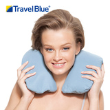 Travel Blue/蓝旅便携充气枕充气U型枕飞机旅行枕U形户外头枕颈枕