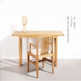 复古创意实木简单书桌办公桌卧室简易简约小茶几怀旧家用电脑桌椅