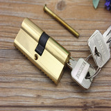 大70双面铜抛光门锁芯全铜锁芯大门锁芯 执手锁锁芯 防盗门锁锁芯