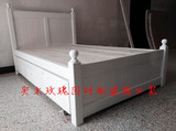 欧式实木儿童床1.5 拖床 抽拉床 推拉床双层床 抽屉 子母床上下床