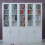 怡非家具自由组合书柜简易书架置物架玻璃门简约储物柜特价小柜子