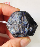超大颗粒优质天然蓝宝石原石裸石 110克 山东昌乐特产 原石标本