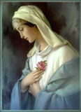 精准印花 正品dmc十字绣 最新款 客厅 基督教人物画 圣母玛利亚