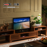 东南亚风格家具 新中式实木家具 电视柜组合茶几 电视柜 组合套装