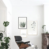 宜致 现代装饰画植物花卉现代简约客厅卧室挂画组合创意相框画框