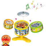 日本原装Pinocchio面包超人宝宝儿童音乐玩具架子鼓乐器 现货包邮