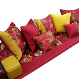 椅垫可拆洗华幔盛庭高档新款刺绣花中式红木沙发坐垫实木加厚海绵