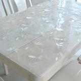 60*60餐桌布软质玻璃PVC塑料桌台布防水烫透明磨砂胶垫皮茶几垫
