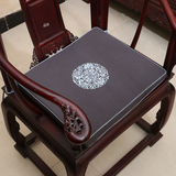 艺必旭官帽椅圈椅夏季红木沙发垫棕垫冬实木沙发坐垫加厚中式家具
