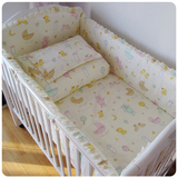 婴儿床品套件 床围被子床垫枕头 四五六十件套 宝宝全棉床品套件