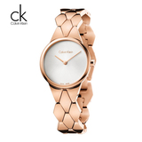 新款瑞士CK手表专柜正品女士腕表时尚石英手镯款全球联保K6E23146