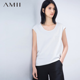 Amii2016夏装新款 春装艾米女装旗舰店大码短袖修身女士T恤女