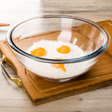 菲内克斯大号透明加深钢化玻璃盆打蛋盆耐热汤盆汤碗防滑烘焙工具