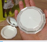 现货 批发！白色圆形空盒带镜子*可装流星幻彩粉饼替换芯足球粉芯