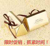 创意费列罗专属喜糖盒子2粒装经典结婚糖袋金色浪漫 蝴蝶结 包邮