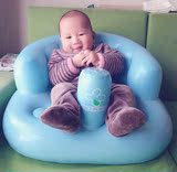 婴儿充气沙发宝宝坐椅多功能座椅加大浴椅便携式餐椅包邮