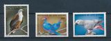 科特迪瓦    1983   鸟类  冠鸽 金雕 鹦鹉  3全新  MNH