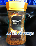 法国进口Nescafe雀巢咖啡 特级香柔无糖纯黑速溶咖啡粉100g瓶装