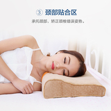 Y4D睡眠记忆枕头慢回弹护颈椎枕芯套按摩保健乳胶枕