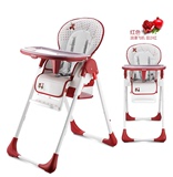 象牙白 儿童餐椅婴儿宝宝实木餐桌椅便携可可调节凳4