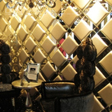 欧雅诺欧式电视沙发床头餐厅服装店KTV拼镜玻璃软包硬包背景墙