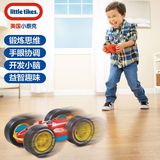 正品Little tikes小泰克儿童玩具遥控汽车赛车旋转翻滚带轮胎跑道