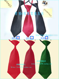 韩版日系学生校服拉链自动领带 学院时尚男女休闲短款领带 演出用