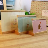 实木桌面 摆台相框5 6 7寸10寸创意相架儿童相画框 横竖