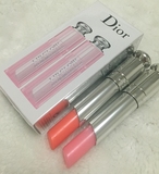 香港代购Dior迪奥粉漾魅惑润唇膏04橘色+01粉色两件套装变色口红