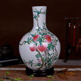 景德镇陶瓷器 古典花瓶插花 新中式工艺品装饰摆件仿古家居饰品