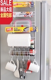冰箱挂架厨房多功能隔层置物架调味品收纳架创意冰箱侧壁挂架层架