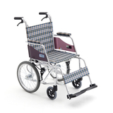 三贵MiKi便携式轮椅折叠轻便手推车超轻老人手推车代步车BF