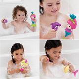 新品现货！Munchkin麦肯奇 美人鱼海星海豚宝宝婴儿洗澡戏水玩具