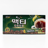 韩国原装进口麦馨maxtea柔和原味三合一速溶咖啡粉240g 12g*20条