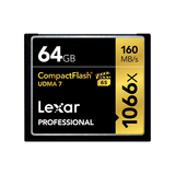 雷克沙Lexar CF卡64G 1066x 5D3内存卡D800高速相机存储卡