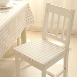 餐椅垫坐垫加厚布艺办公室椅垫椅子坐垫可拆洗纯棉透气