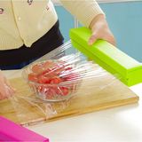 厨房保鲜膜切割器 家用不锈钢餐饮用具长方形 创意切割盒一件